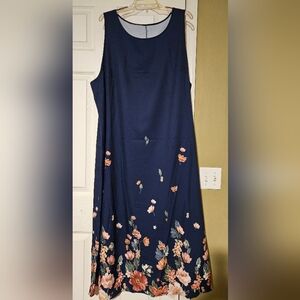 Blue Floral Dress